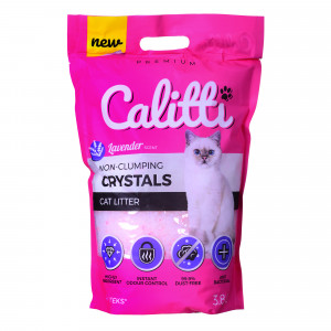 CALITTI Crystals Lavender - żwirek silikonowy dla kota 3,8 l