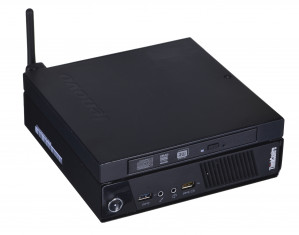 LENOVO ThinkCentre M93P Tiny i5-4570T 8GB 256GB SSD mUSFF Win10pro + external DVDRW UŻYWANY
