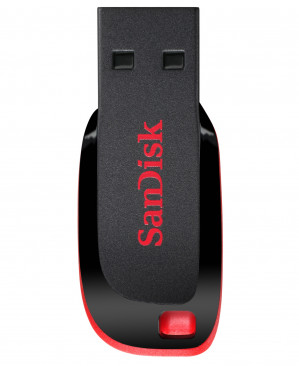 Pendrive Sandisk Cruzer Blade 128GB USB 2.0 czarno-czerwony