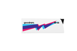 Pendrive Goodram Cl!ck 16GB USB 2.0 biały z kolorowymi elementami