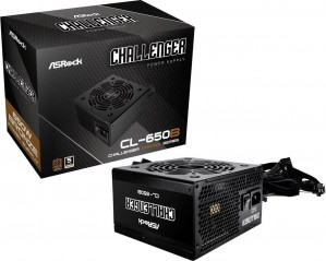 Zasilacz ASRock CHALLENGER 650W 80 Plus Bronze (90-UXC065-BNEAAA)