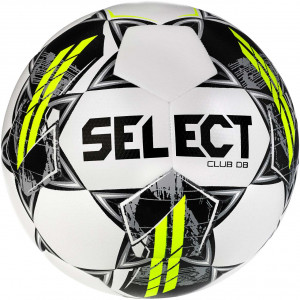 Piłka nożna Select Club DB 3 v23 biało-szaro-żółta rozm. 3 17815