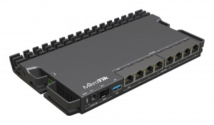 Router Mikrotik RB5009UPr+S+IN Total Ethernet Ports:9; Architecture:ARM 64bit; CPU core:4