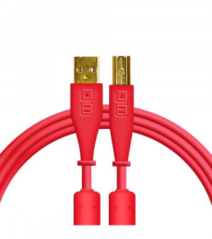 DJ TECHTOOLS - Chroma Cable USB 1.5 m- prosty- czerwony
