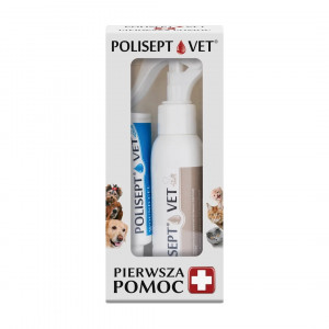 JM SANTE Polisept Vet - apteczka dla psa i kota - 100ml + 30ml