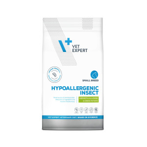 VET EXPERT Veterinary Diet Hypoallergenic Insect Small Breed - sucha karma dla psa - 8kg