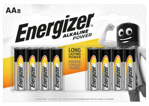 ENERGIZER BATERIA ALKALINE POWER AA LR6 8 szt.