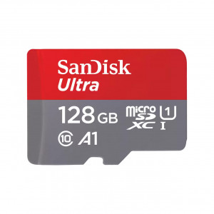 SANDISK ULTRA microSDXC 128GB 140MB/s + SD ADAPTER