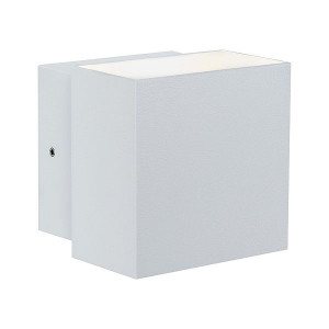 Oprawa elewacyjna CYBO LED 2x3W 2700K biały/alum