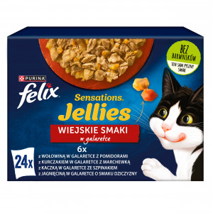 PURINA Felix Sensation: wiejskie smaki - karma dla kota - 24 x 85g