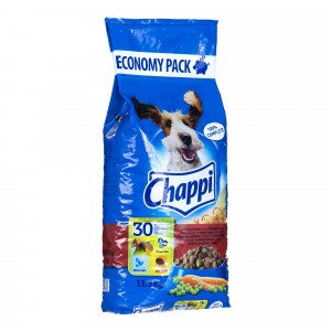 CHAPPI z wołowiną, kurczakiem i warzywami 13,5kg - sucha karma dla psa