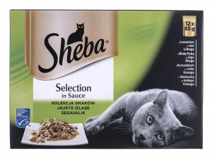 Sheba Sel in Sauce Mix Smaków 12x85g