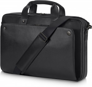 HP Executive Black Leather Top Load Case 15,6