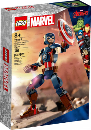 LEGO Super Heroes 76258 Figurka Kapitana Ameryki do zbudowania