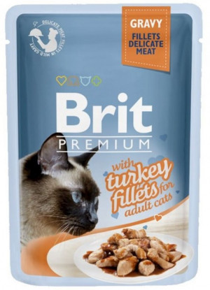 BRIT Premium with Turkey Fillets - mokra karma dla kota - 85 g