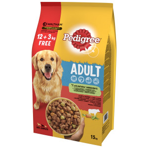 Pedigree Wołowina sucha karma dla psa 15kg