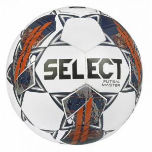 Piłka nożnahalowa Select Hala Futsal Master grain 22 FIFA Basic biało-pomarańczowa rozm. 4 17571