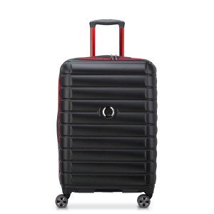 Delsey Walizka SHADOW 5.0 66cm 4 DOUBLE WHEELS EXPANDABLE TROLLEY CASE CZARNY