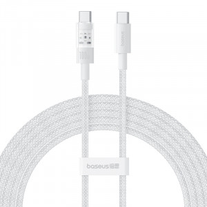 Kabel Baseus Gem Typ C-Typ C 100W 2m (biały)