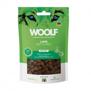 WOOLF Soft Cubes Lamb - przysmak dla psa - 100g