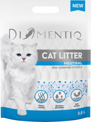 DIAMENTIQ Żwirek Neutralny niezbrylający się 3,8L (EN)