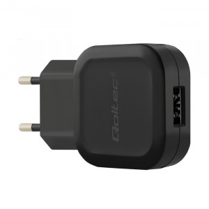 Qoltec Ładowarka sieciowa do Smartfona / Tabletu | 12W | 5V | 2.24A | USB