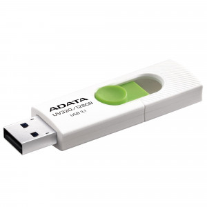 ADATA FLASHDRIVE UV320 128GB USB 3.1 WHITE/GREEN