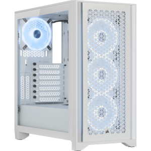 Obudowa Corsair iCUE 4000D RGB AIRFLOW Mid-Tower ATX Tempered Glass White (CC-9011241-WW)