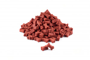 MACED Ciastka dla psa mięsne kostki z wołowiną 300g