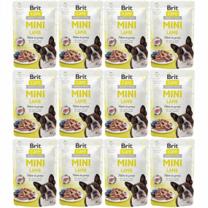 BRIT Care Mini Lamb - mokra karma dla psa - 12x85g