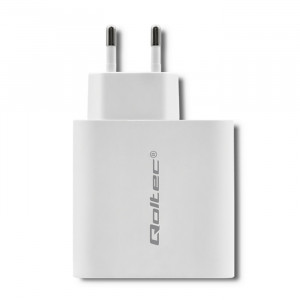 QOLTEC ŁADOWARKA SIECIOWA 63W | 5-20V | 1.5-3A