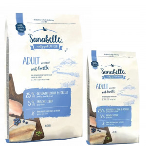 BOSCH Sanabelle Adult Pstrąg - sucha karma dla kota - 10kg + GRATIS