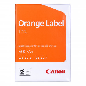 Papier Xero Canon WOP013AT Orange Label Top - PEFC 80g/m2 A4 500szt. CIE 161