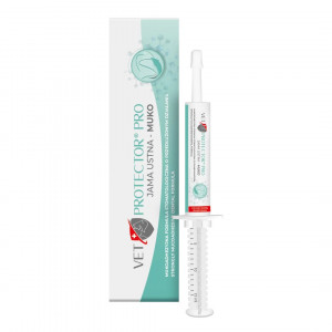 JM SANTE Vet Protector Pro Jama ustna Muko - stomatologiczny żel ochronny dla psa i kota - 15ml