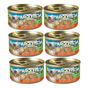 ARQUIVET Tuńczyk z Krewetkami - mokra karma dla kota - 6x80g