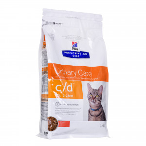 HILL'S Feline c/d - sucha karma dla kotów z chorobami układu moczowego - 1,5kg