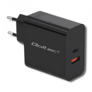 QOLTEC ŁADOWARKA SIECIOWA 63W | 5-20V | 1.5-3A