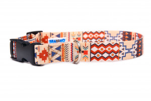 Obroża Klamra Plastikowa - Boho 20mm, 30-55cm