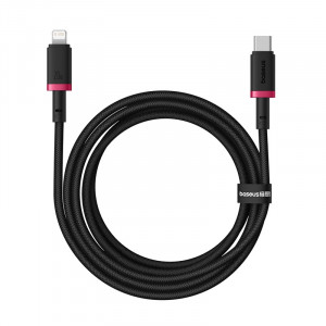 Kabel Baseus Dura Typ C 20W 2m (czerwono-czarny)