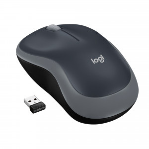 Mysz Logitech M185 bezprzewodowa, szara