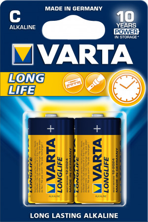 VARTA BATERIA ALKALICZNA LR14 C LONGLIFE 2 SZT.