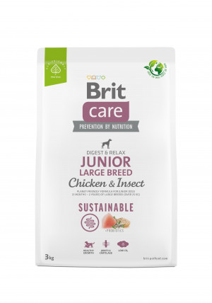 Brit Care Dog Sustainable Junior Chicken Insect 3kg