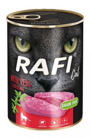 DOLINA NOTECI Rafi Cat Adult z cielęciną - mokra karma dla kota - 400 g
