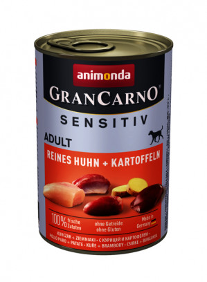 ANIMONDA Grancarno Sensitiv kurczak z ziemniakami - mokra karma dla psa - 400g