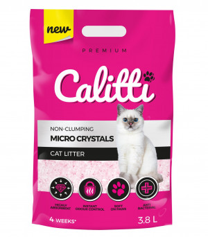 CALITTI Micro Crystals - żwirek silikonowy dla kota - 3,8l