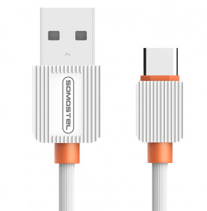 SOMOSTEL KABEL TYP-C 2000MAH 1M SMS-BP03 BIAŁY