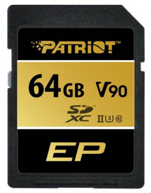 Patriot EP V90 SDXC 64GB UHS-II U3 CL10