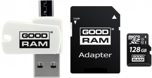 GOODRAM ALL IN ONE microSDHC 128GB Class 10+Czyt.ka