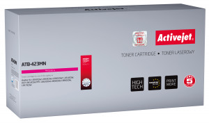 Activejet ATB-423MN Toner do drukarki Brother, Zamiennik Brother TN-423M; Supreme; 4000 stron; purpurowy.