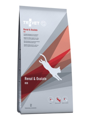 Trovet Renal & Oxalate RID 3 kg z kurczakiem, dla kotów